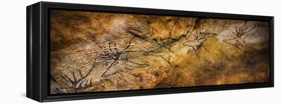 Lascaux Cave Painting, Bordeaux, France-null-Framed Premier Image Canvas