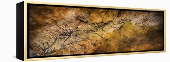 Lascaux Cave Painting, Bordeaux, France-null-Framed Premier Image Canvas