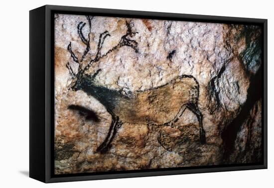 Lascaux: Running Deer-null-Framed Premier Image Canvas