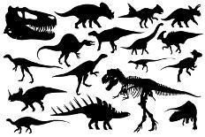 Dinosaurs-laschi adrian-Stretched Canvas
