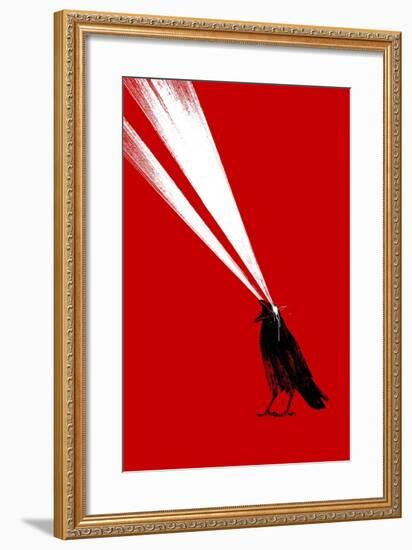 Laser Crow-Robert Farkas-Framed Giclee Print