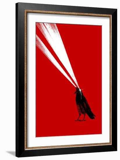 Laser Crow-Robert Farkas-Framed Giclee Print