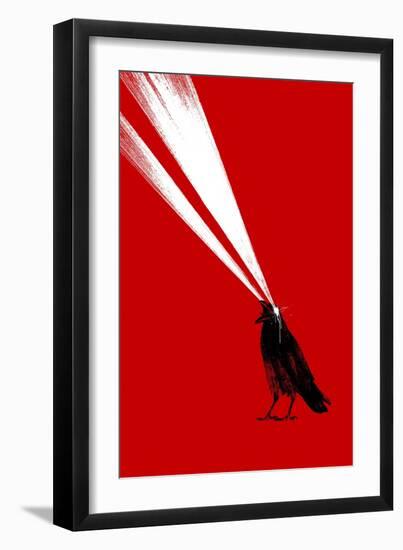 Laser Crow-Robert Farkas-Framed Giclee Print