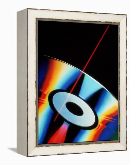 Laser Videodisc with Simulated Laser Beam-David Parker-Framed Premier Image Canvas