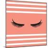 Lashes-Sd Graphics Studio-Mounted Art Print