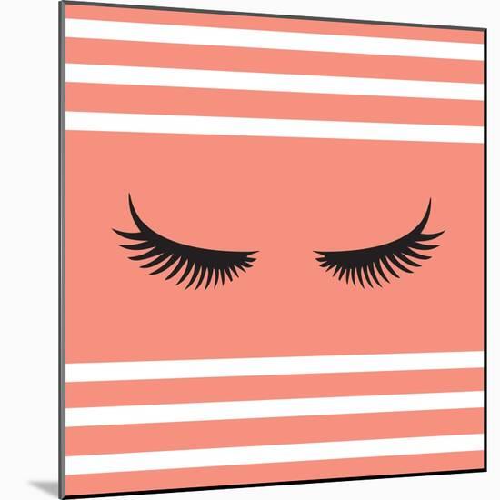 Lashes-Sd Graphics Studio-Mounted Art Print