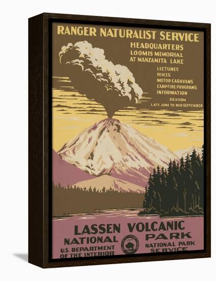 Lassen Volcanic National Park, c.1938-null-Framed Stretched Canvas