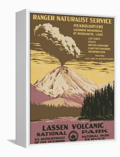 Lassen Volcanic National Park, c.1938-null-Framed Stretched Canvas