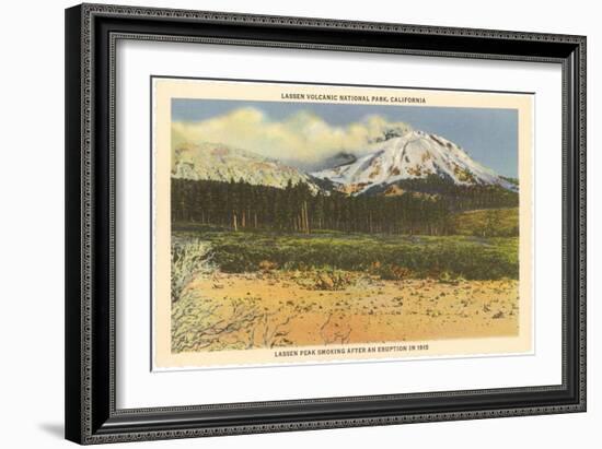 Lassen Volcano-null-Framed Art Print