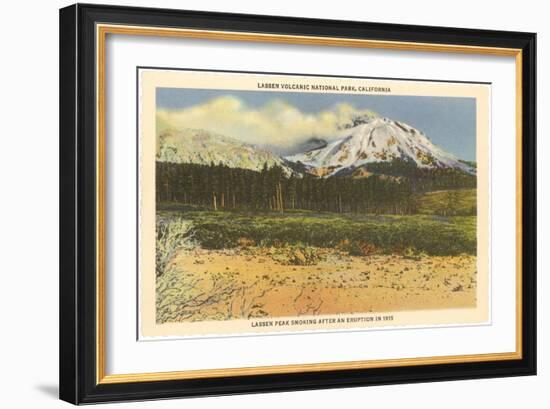 Lassen Volcano-null-Framed Art Print