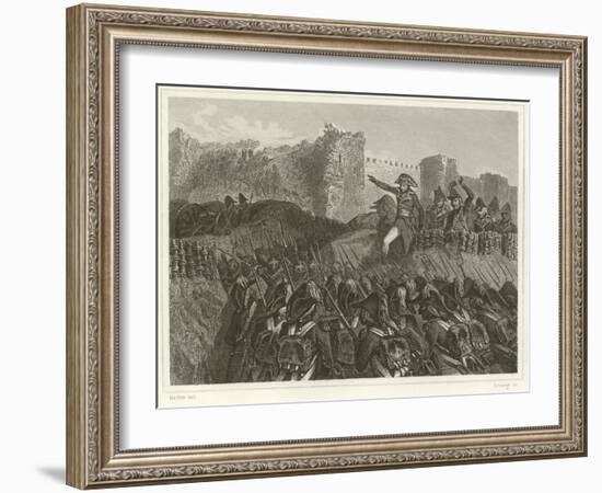 Last Assault of Saint-Jean D'Acre-Denis Auguste Marie Raffet-Framed Giclee Print