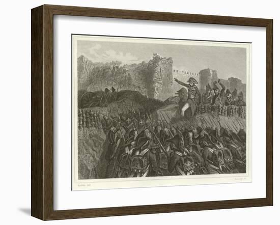 Last Assault of Saint-Jean D'Acre-Denis Auguste Marie Raffet-Framed Giclee Print