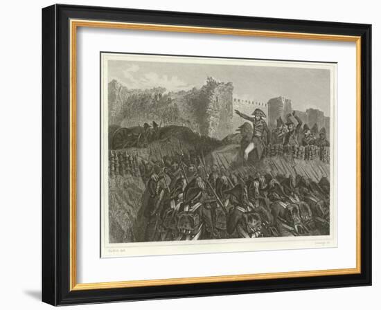Last Assault of Saint-Jean D'Acre-Denis Auguste Marie Raffet-Framed Giclee Print
