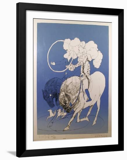 Last Bow from the Circus Suite-Robert Mumford-Framed Serigraph