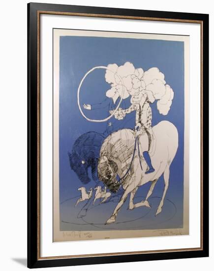 Last Bow from the Circus Suite-Robert Mumford-Framed Serigraph