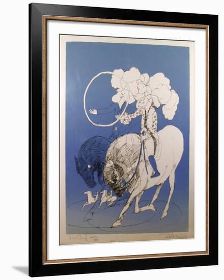 Last Bow from the Circus Suite-Robert Mumford-Framed Serigraph