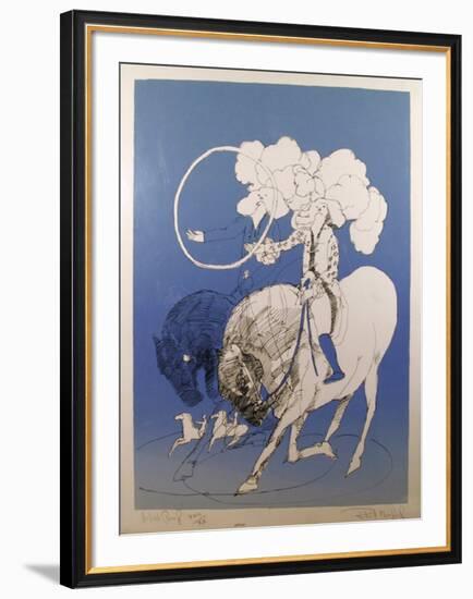 Last Bow from the Circus Suite-Robert Mumford-Framed Serigraph