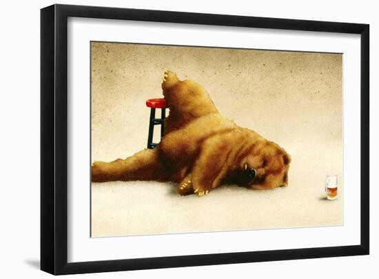 Last Call for the Beer Bear-Will Bullas-Framed Giclee Print