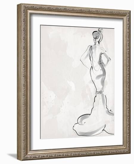 Last Call - Woman 1 Back-Jodi Pedri-Framed Art Print