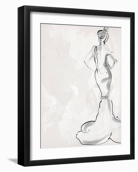 Last Call - Woman 1 Back-Jodi Pedri-Framed Art Print