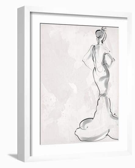 Last Call - Woman 1 Back-Jodi Pedri-Framed Art Print