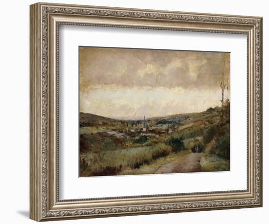 Last Days of Autumn at Hondouville-Sur-Iton-Albert-Charles Lebourg-Framed Giclee Print