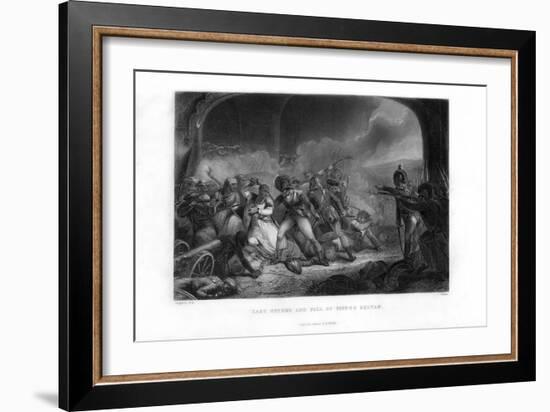 Last Effort and Fall of Tippoo Sultan', Mid-19th Century-Walker-Framed Giclee Print