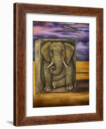 Last Elephant-Leah Saulnier-Framed Giclee Print