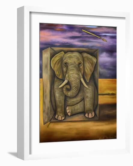 Last Elephant-Leah Saulnier-Framed Giclee Print