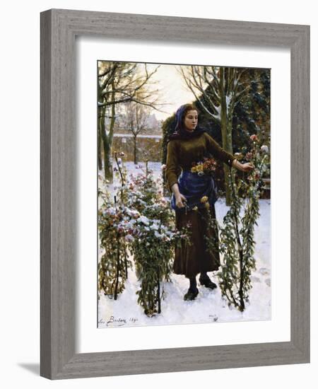 Last Flowers, 1890-Jules Breton-Framed Giclee Print