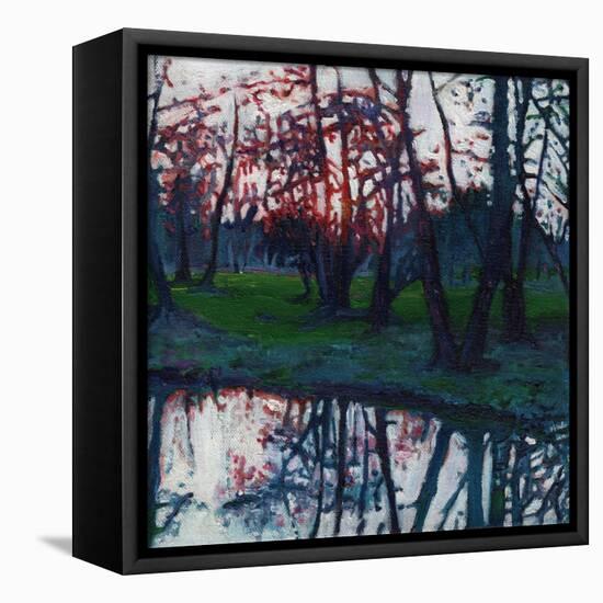 Last Glow on the Meadow, 2009,-Helen White-Framed Premier Image Canvas