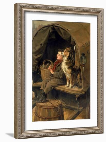 Last in Market or the Carrier's Cart-Ralph Hedley-Framed Giclee Print