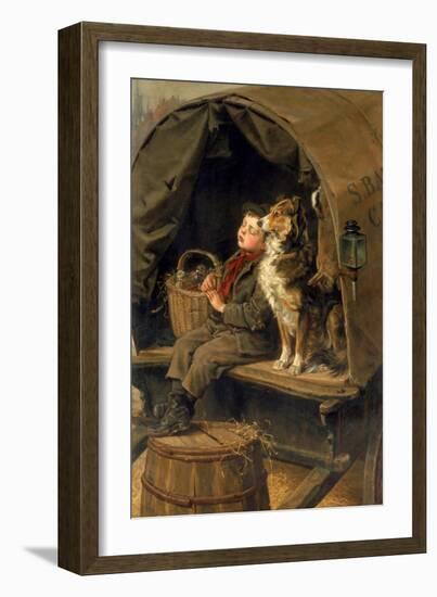 Last in Market or the Carrier's Cart-Ralph Hedley-Framed Giclee Print