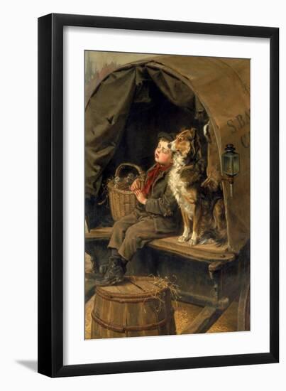 Last in Market or the Carrier's Cart-Ralph Hedley-Framed Giclee Print