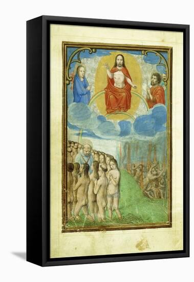 Last Judgement, 1520's-Simon Bening-Framed Premier Image Canvas