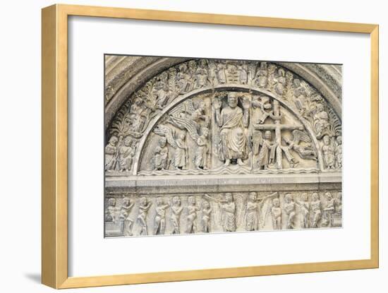 Last Judgement, Relief-Benedetto Antelami-Framed Giclee Print