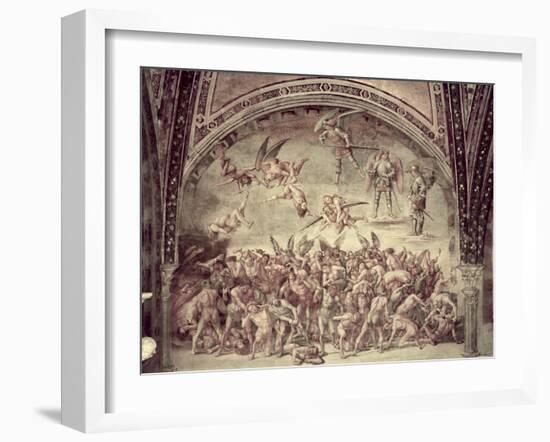 Last Judgement, the Damned, 1499-1502-Luca Signorelli-Framed Giclee Print
