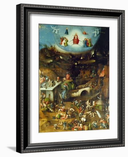 Last Judgement -Triptych. Centre panel-Hieronymus Bosch-Framed Giclee Print