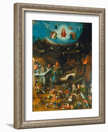 Last Judgement -Triptych. Centre Panel-Hieronymus Bosch-Framed Giclee Print