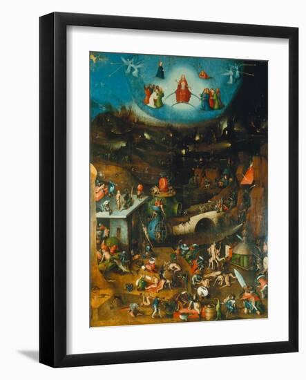 Last Judgement -Triptych. Centre Panel-Hieronymus Bosch-Framed Giclee Print