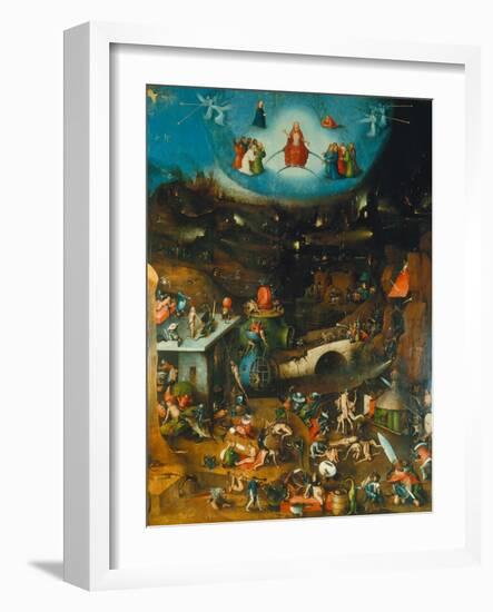 Last Judgement -Triptych. Centre Panel-Hieronymus Bosch-Framed Giclee Print