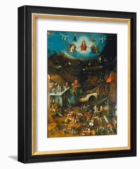 Last Judgement -Triptych. Centre Panel-Hieronymus Bosch-Framed Giclee Print