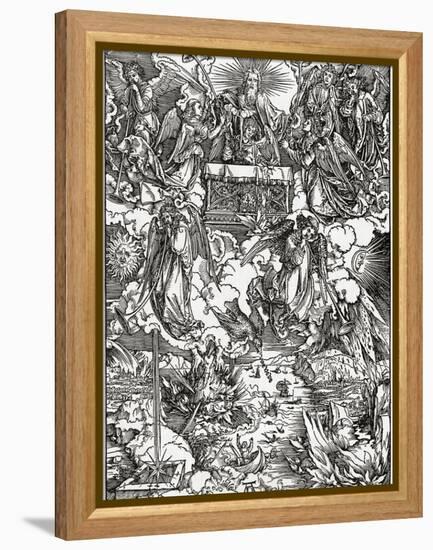 Last Judgement-Albrecht Dürer-Framed Premier Image Canvas