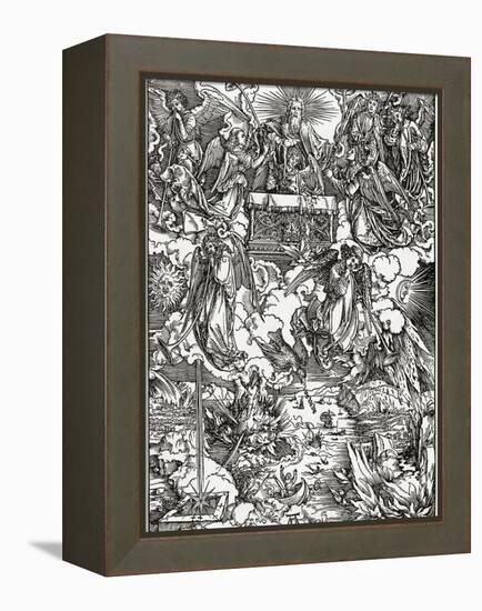 Last Judgement-Albrecht Dürer-Framed Premier Image Canvas