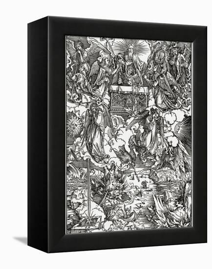 Last Judgement-Albrecht Dürer-Framed Premier Image Canvas