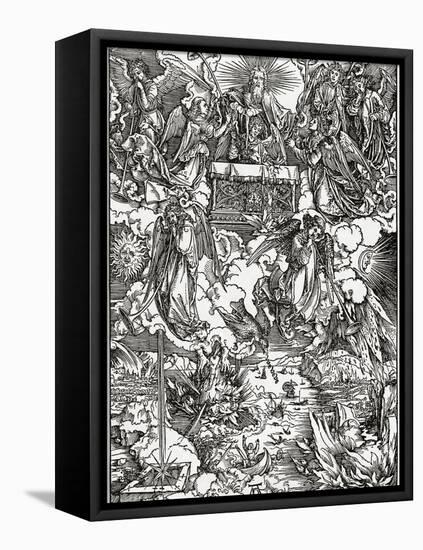 Last Judgement-Albrecht Dürer-Framed Premier Image Canvas