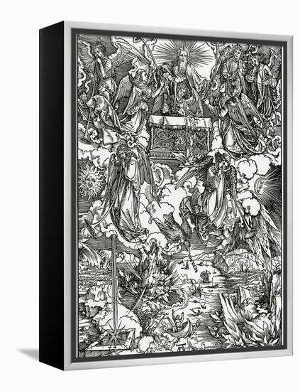 Last Judgement-Albrecht Dürer-Framed Premier Image Canvas