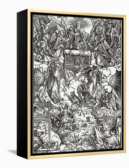 Last Judgement-Albrecht Dürer-Framed Premier Image Canvas