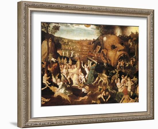 Last Judgment, 1506-1508-Hieronymus Bosch-Framed Giclee Print