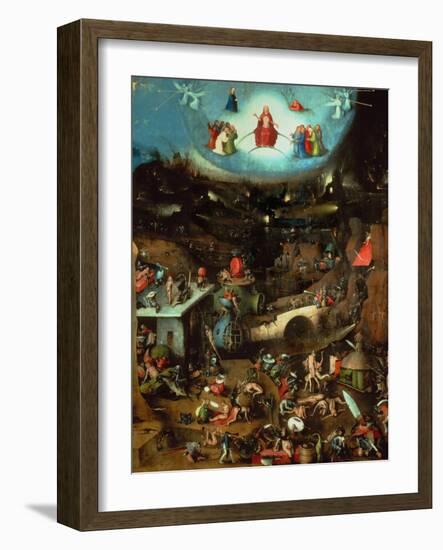 Last Judgment, Central Panel of Triptych-Hieronymus Bosch-Framed Giclee Print